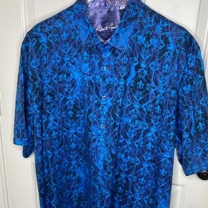 3XL Robert Graham Short Sleeve Buttoned Shirt